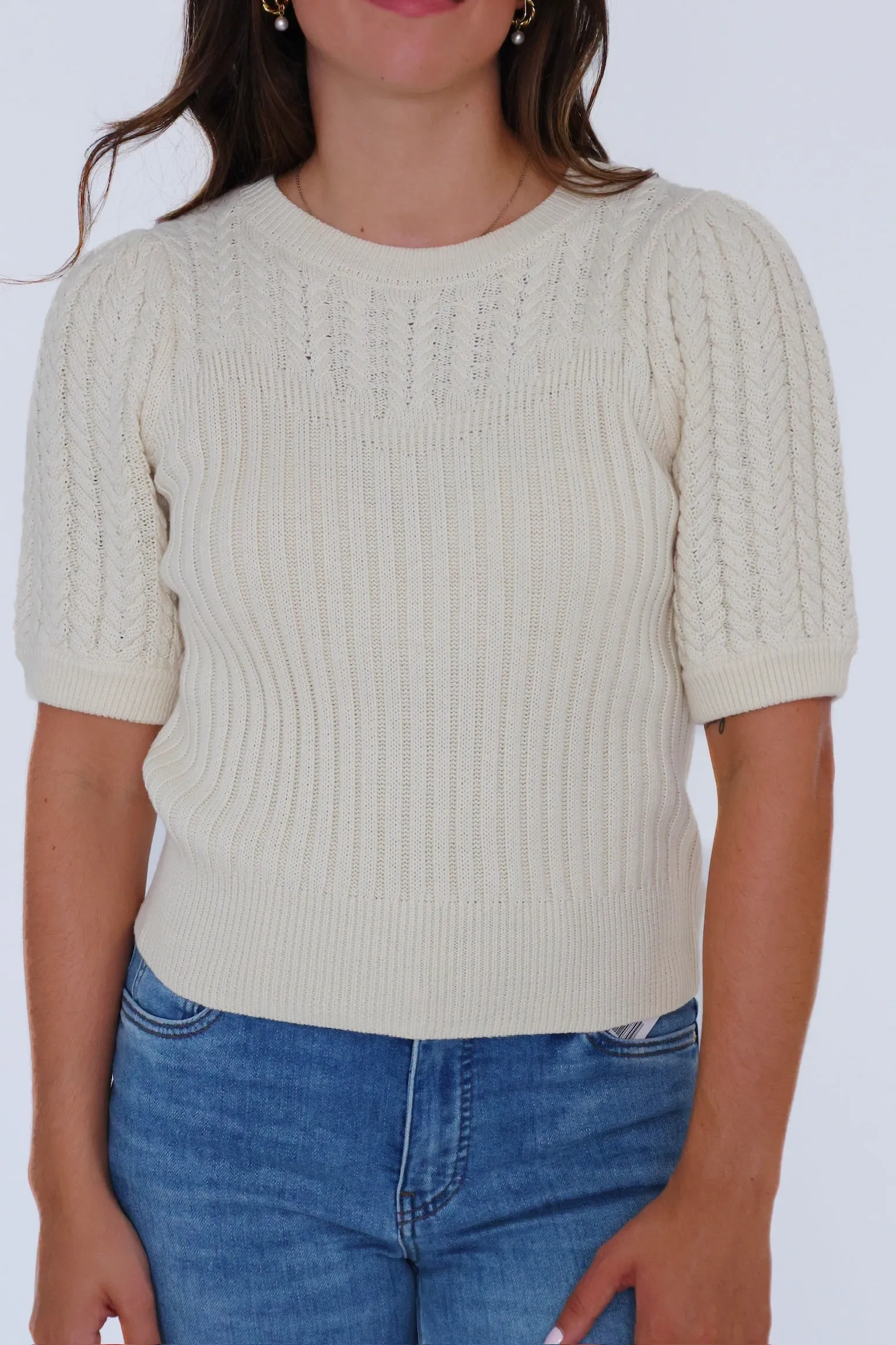 Lenda Sweater Wrinkle Resistant Textile Anti Pill Surface