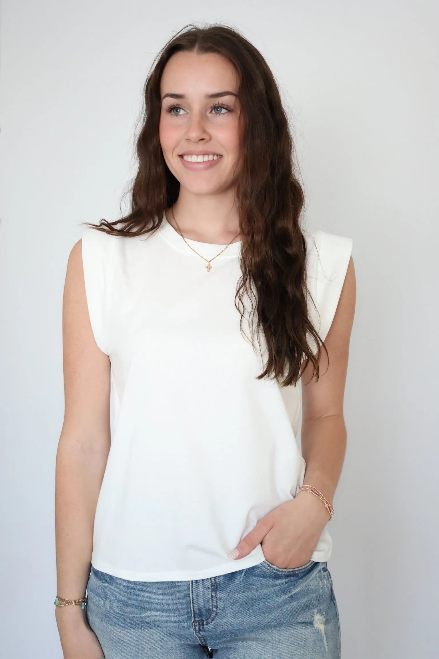 QuickDry Ciara Top - White