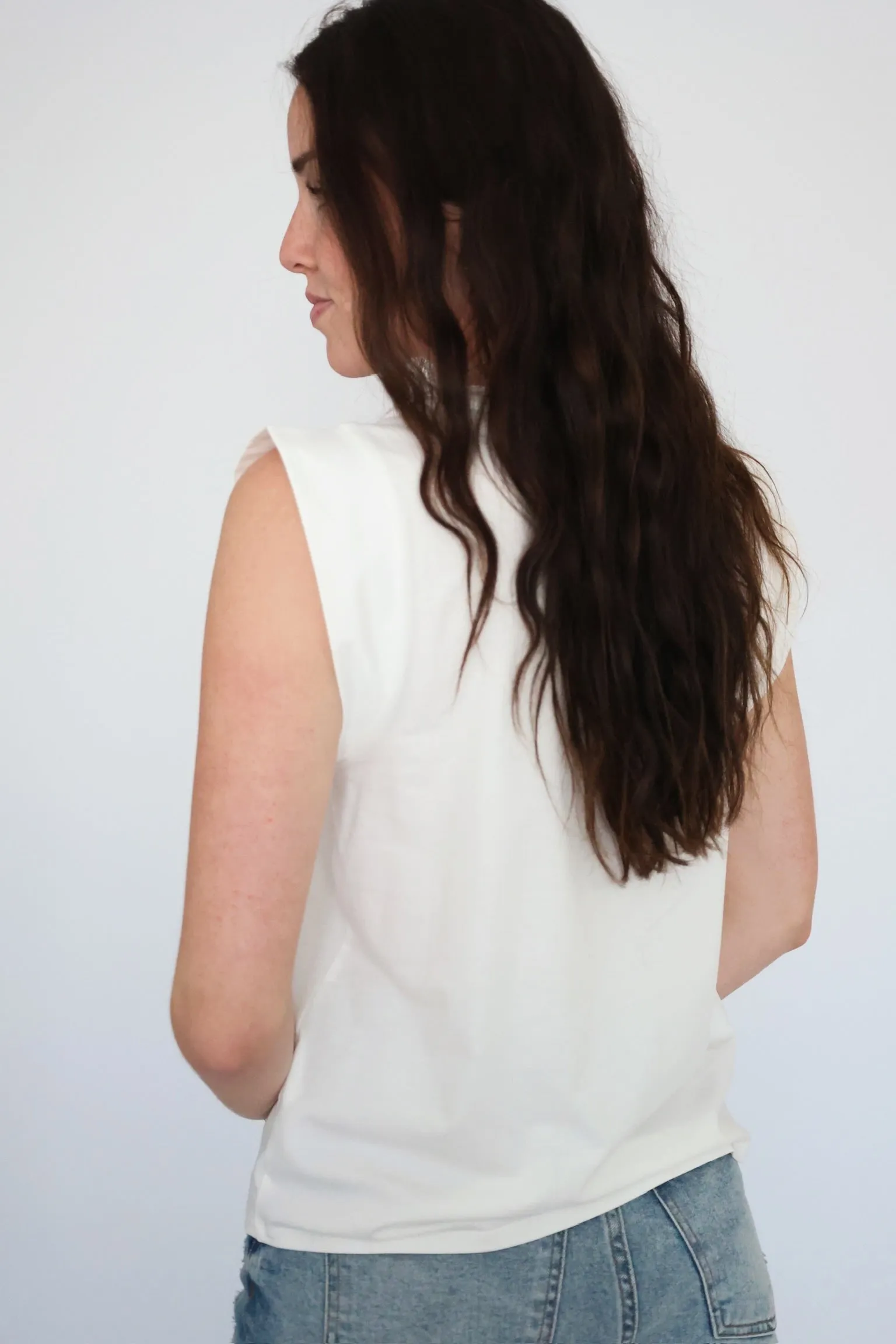 Everyday Jacket Ciara Top - White