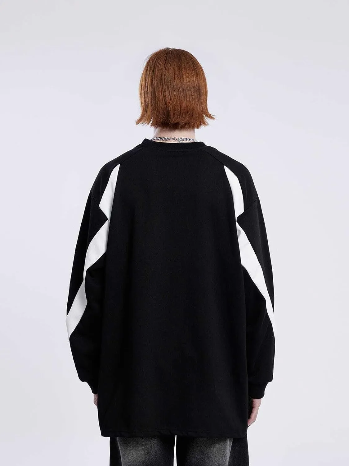 Aelfric Eden Women's Oversized Sweatshirts Hoodies Graphic Crew Neck Long Sleeve Vintage Casual Trendy Pullover Clothes