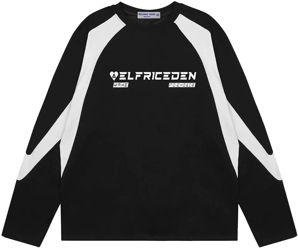 Aelfric Eden Women's Oversized Sweatshirts Hoodies Graphic Crew Neck Long Sleeve Vintage Casual Trendy Pullover Clothes