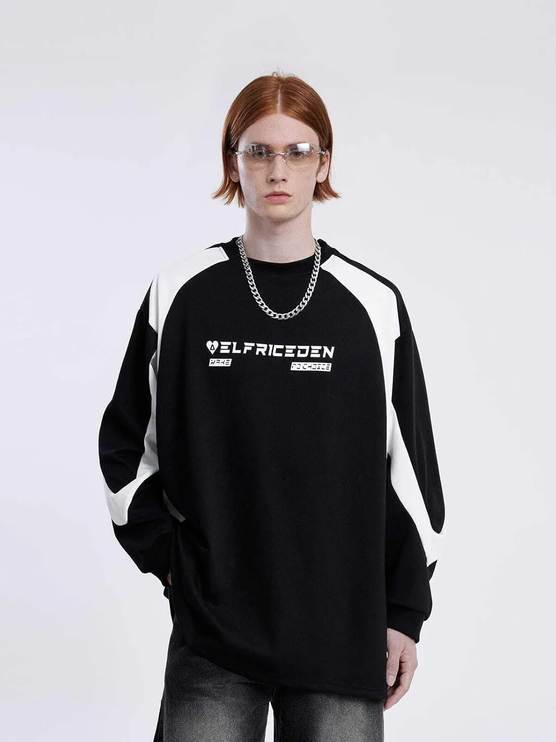 Aelfric Eden Women's Oversized Sweatshirts Hoodies Graphic Crew Neck Long Sleeve Vintage Casual Trendy Pullover Clothes