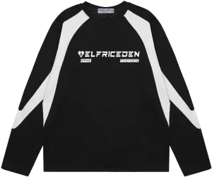 Aelfric Eden Women's Oversized Sweatshirts Hoodies Graphic Crew Neck Long Sleeve Vintage Casual Trendy Pullover Clothes