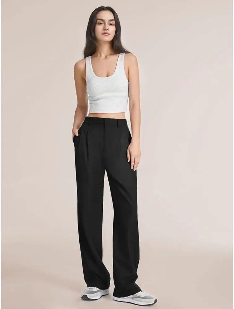 Aerelle Pants, Aerelle Wide Leg Pants, Aerelle Wide Leg Tailored Pants, Womens High Waisted Palazzo Dress Pants