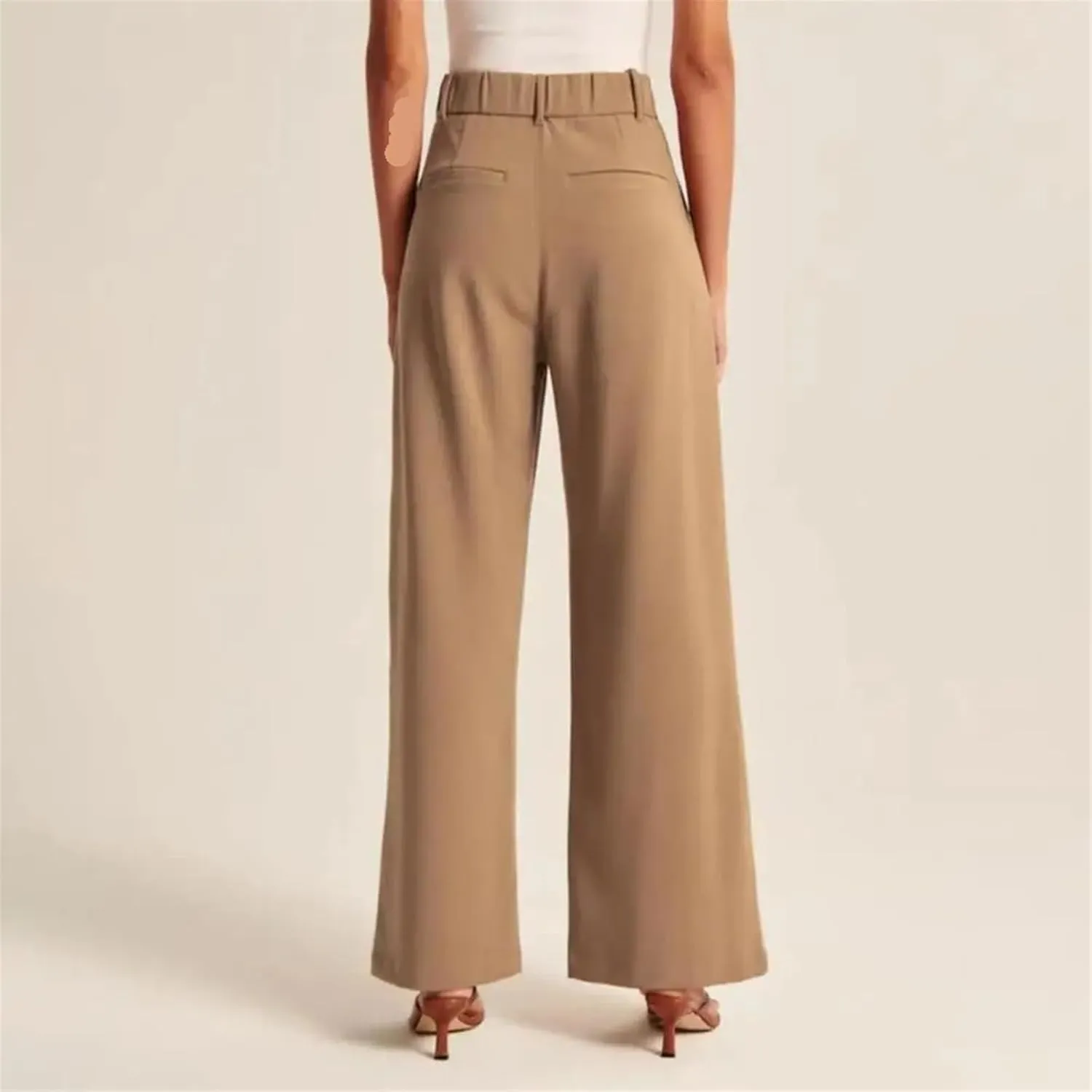 Aerelle Wide Leg Tailored Pants, Aerelle Wide Leg Pants, High Waisted Dress Palazzo Pants for Women