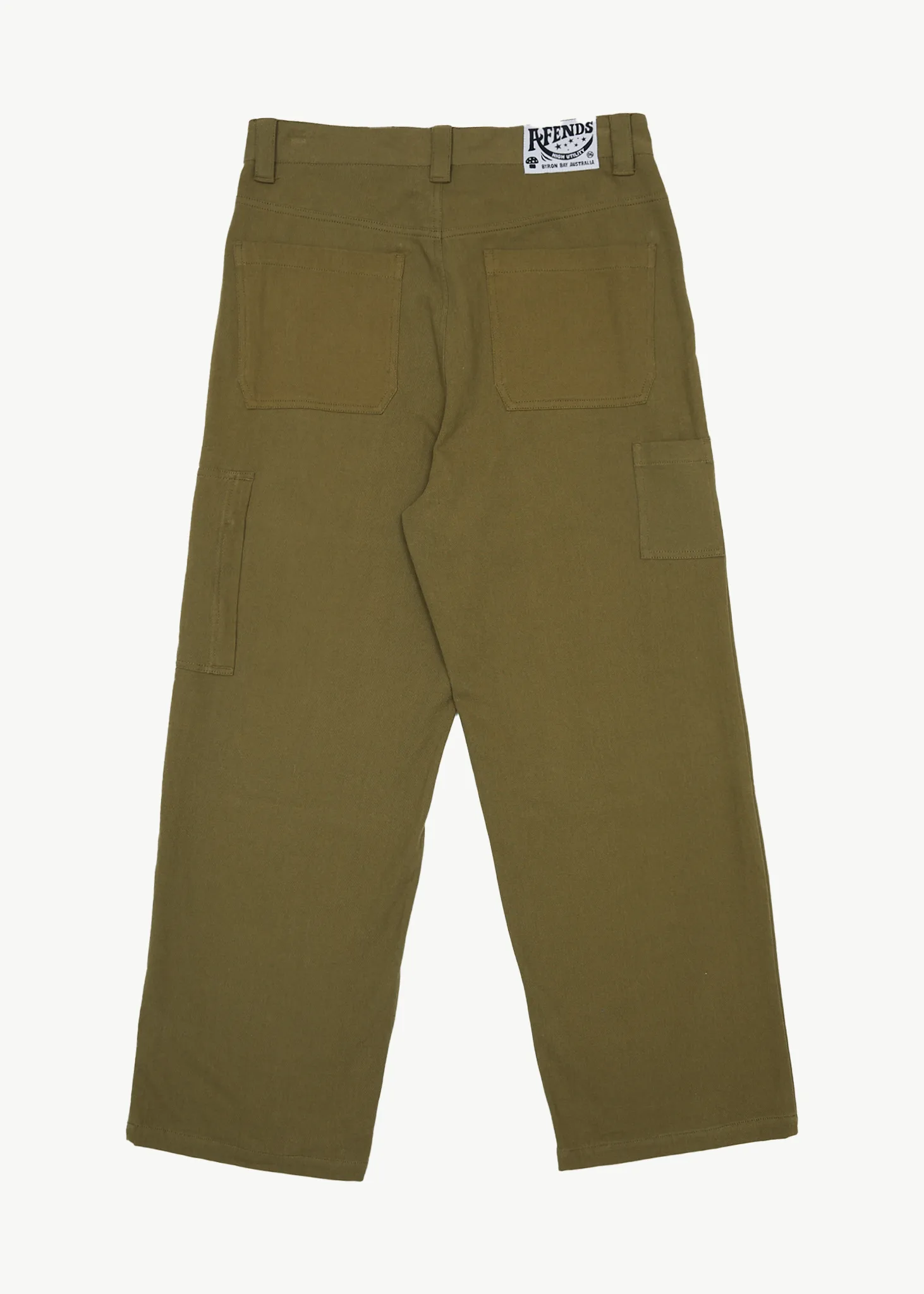 AFENDS Mens Richmond - Carpenter Pants - Military