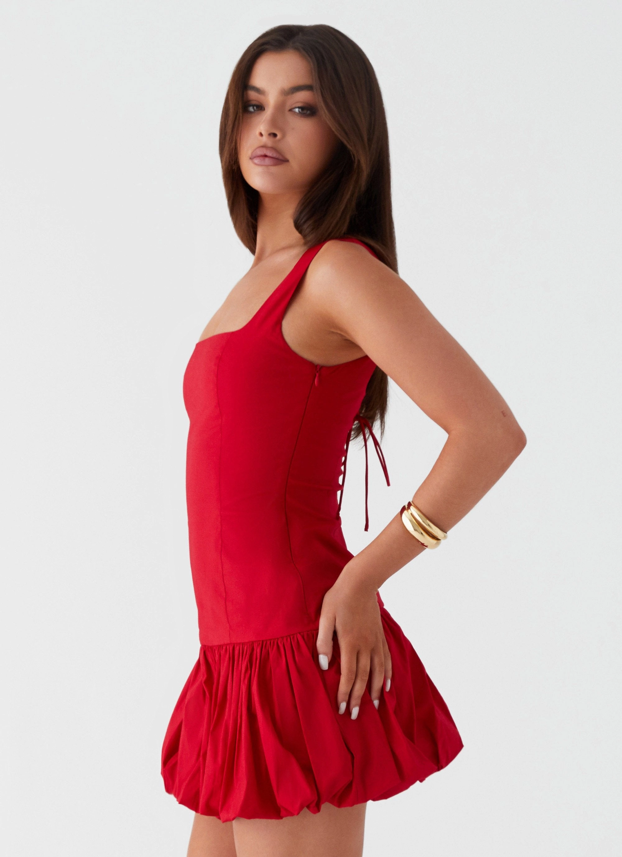 Church Proper loose silhouette Lexy Mini Dress - Red