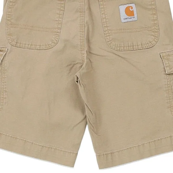Age 7-8 Carhartt Cargo Shorts - XS Beige Cotton