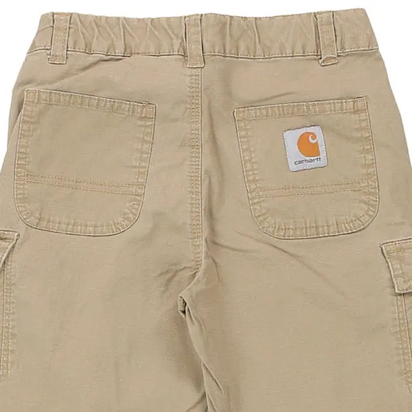 Age 7-8 Carhartt Cargo Shorts - XS Beige Cotton