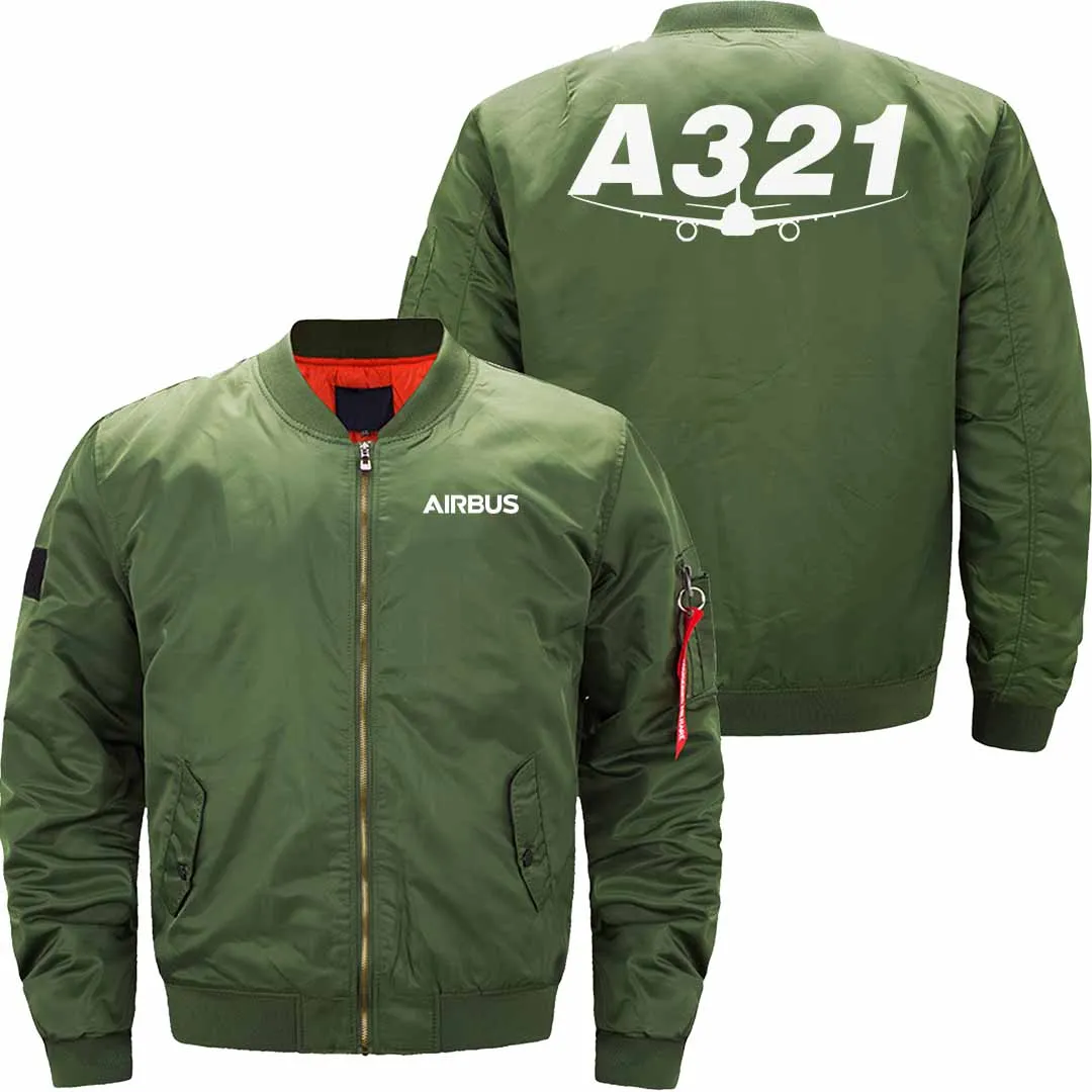 AIRBUS A321 BOMBER FLIGHT AVIATOR JACKET