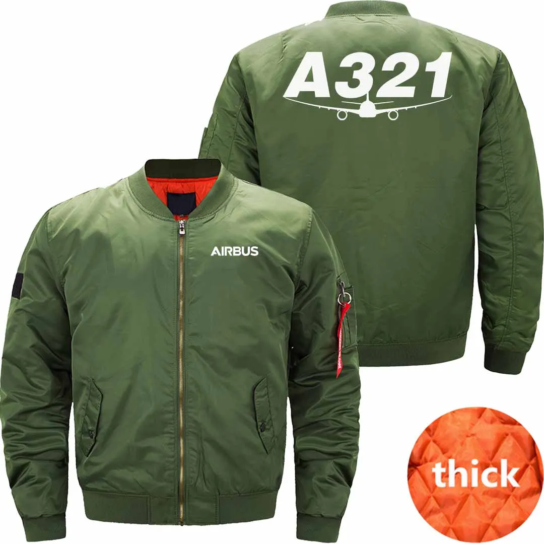 AIRBUS A321 BOMBER FLIGHT AVIATOR JACKET
