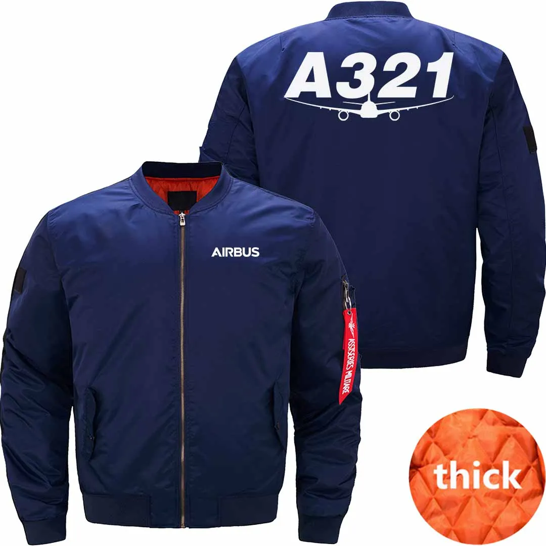 AIRBUS A321 BOMBER FLIGHT AVIATOR JACKET