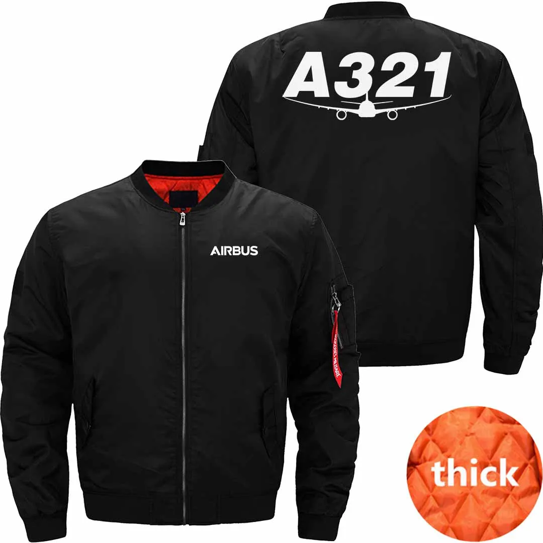 AIRBUS A321 BOMBER FLIGHT AVIATOR JACKET
