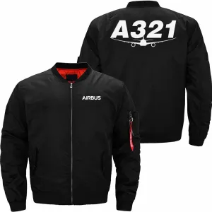 AIRBUS A321 BOMBER FLIGHT AVIATOR JACKET