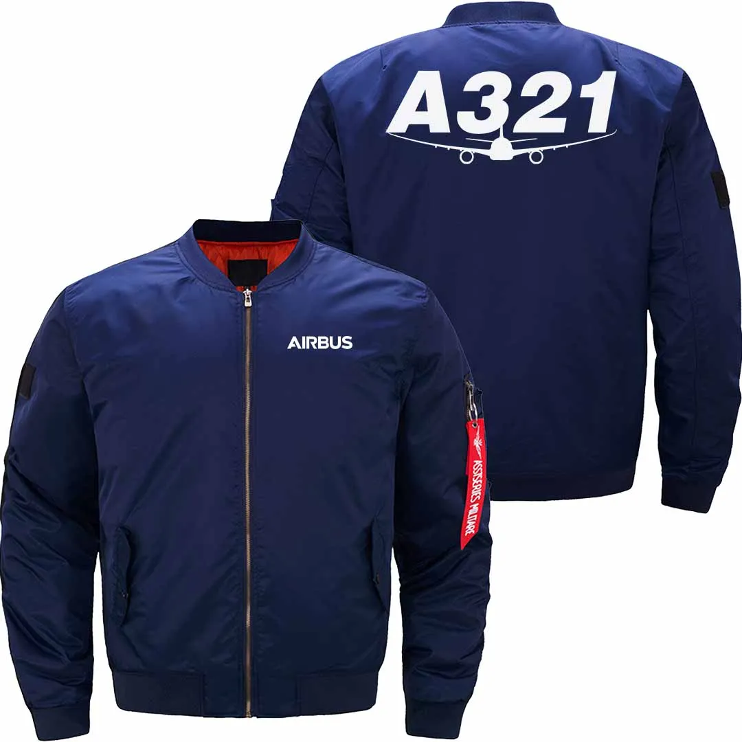AIRBUS A321 BOMBER FLIGHT AVIATOR JACKET