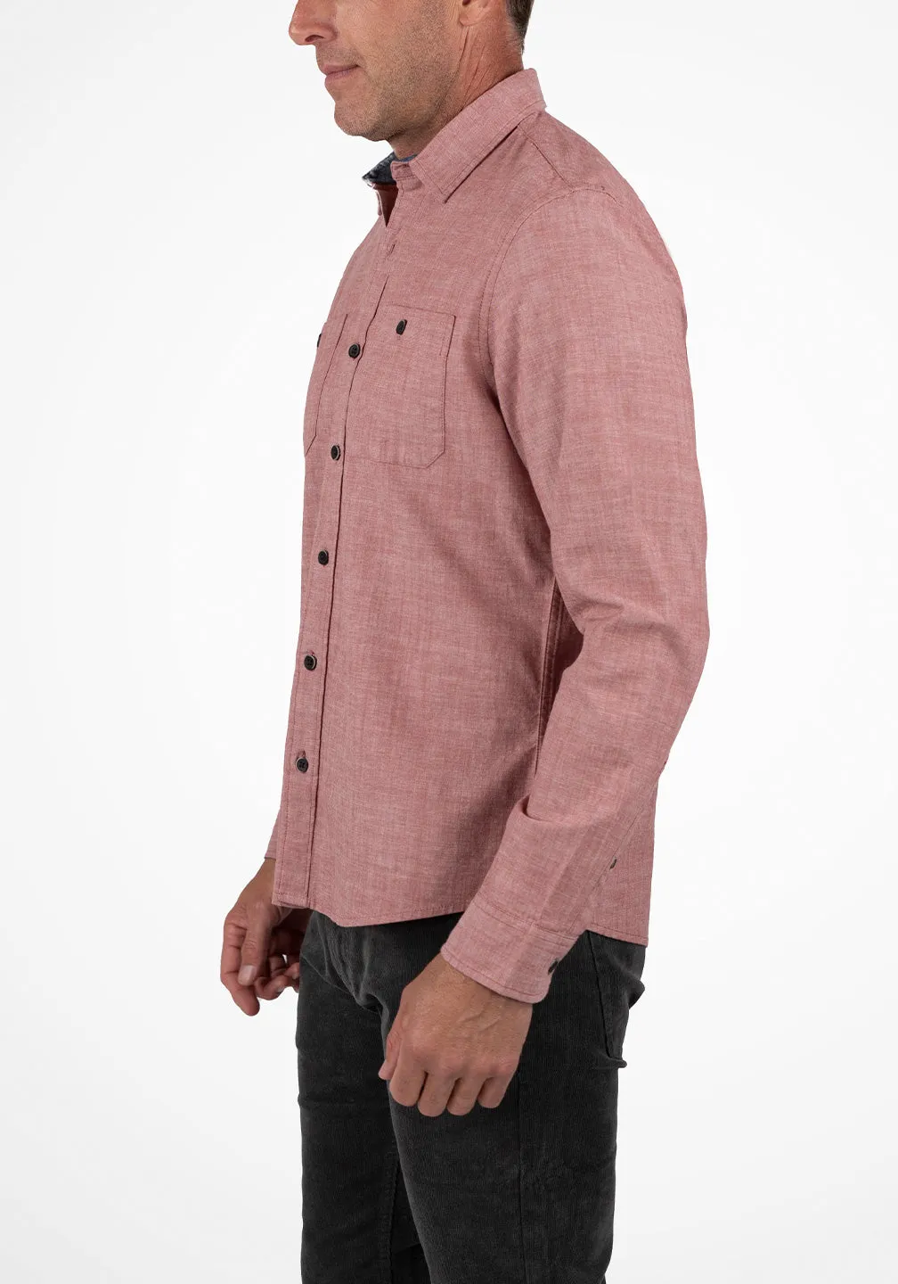 Airotec® Performance Stretch Chambray Work Shirt