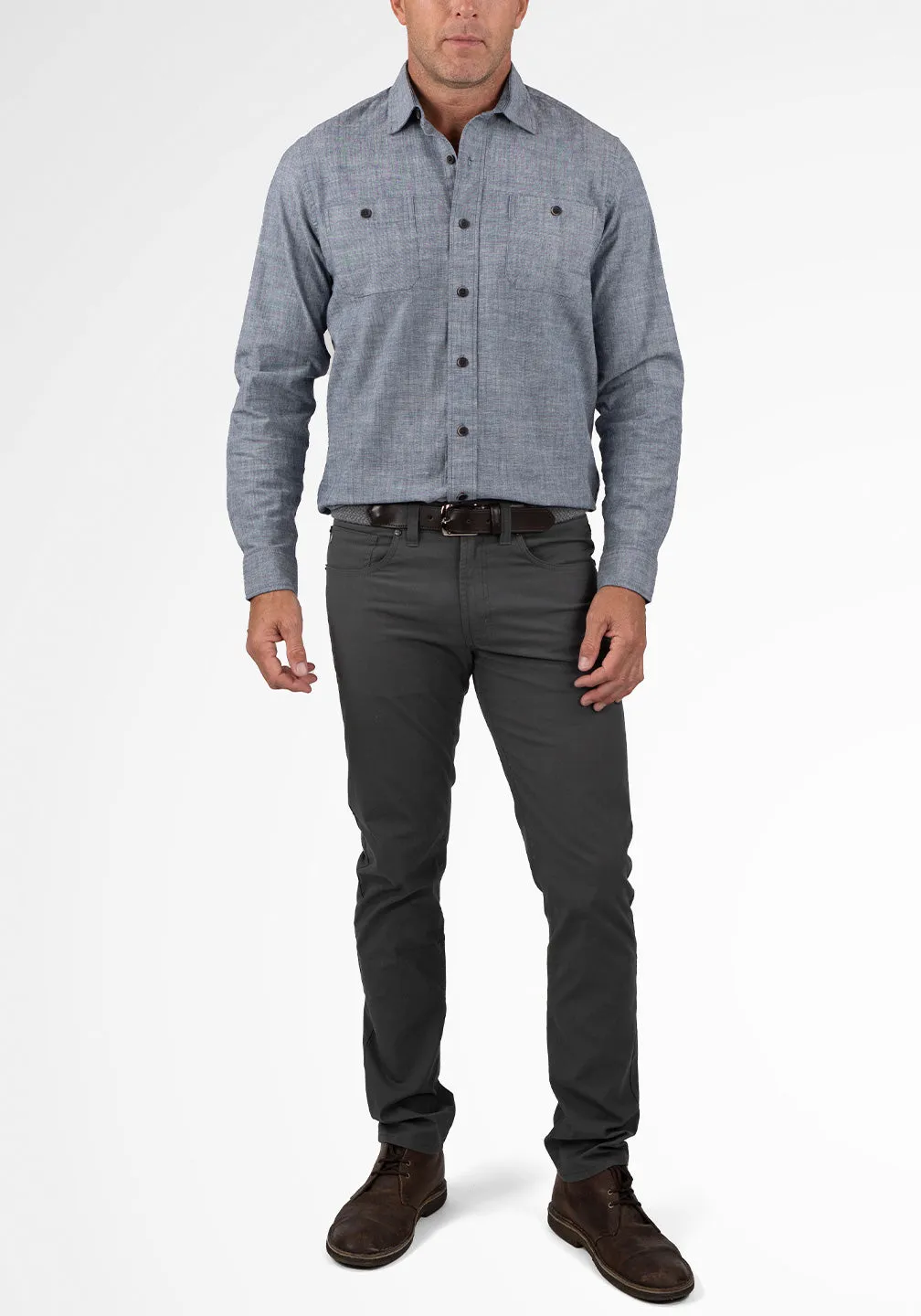 Airotec® Performance Stretch Chambray Work Shirt