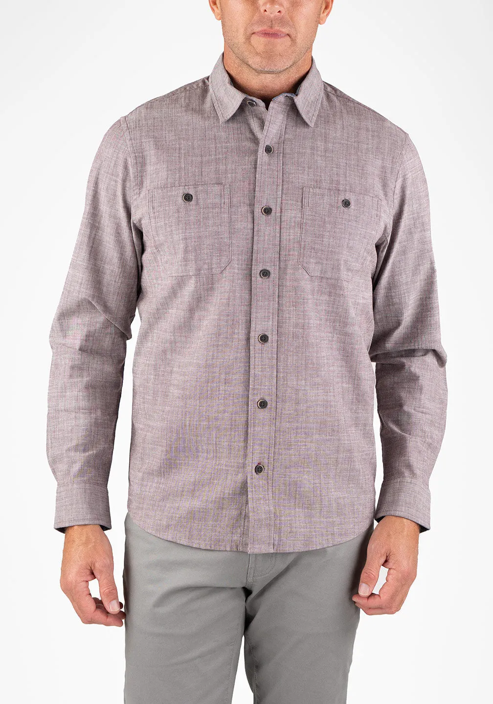 Airotec® Performance Stretch Chambray Work Shirt