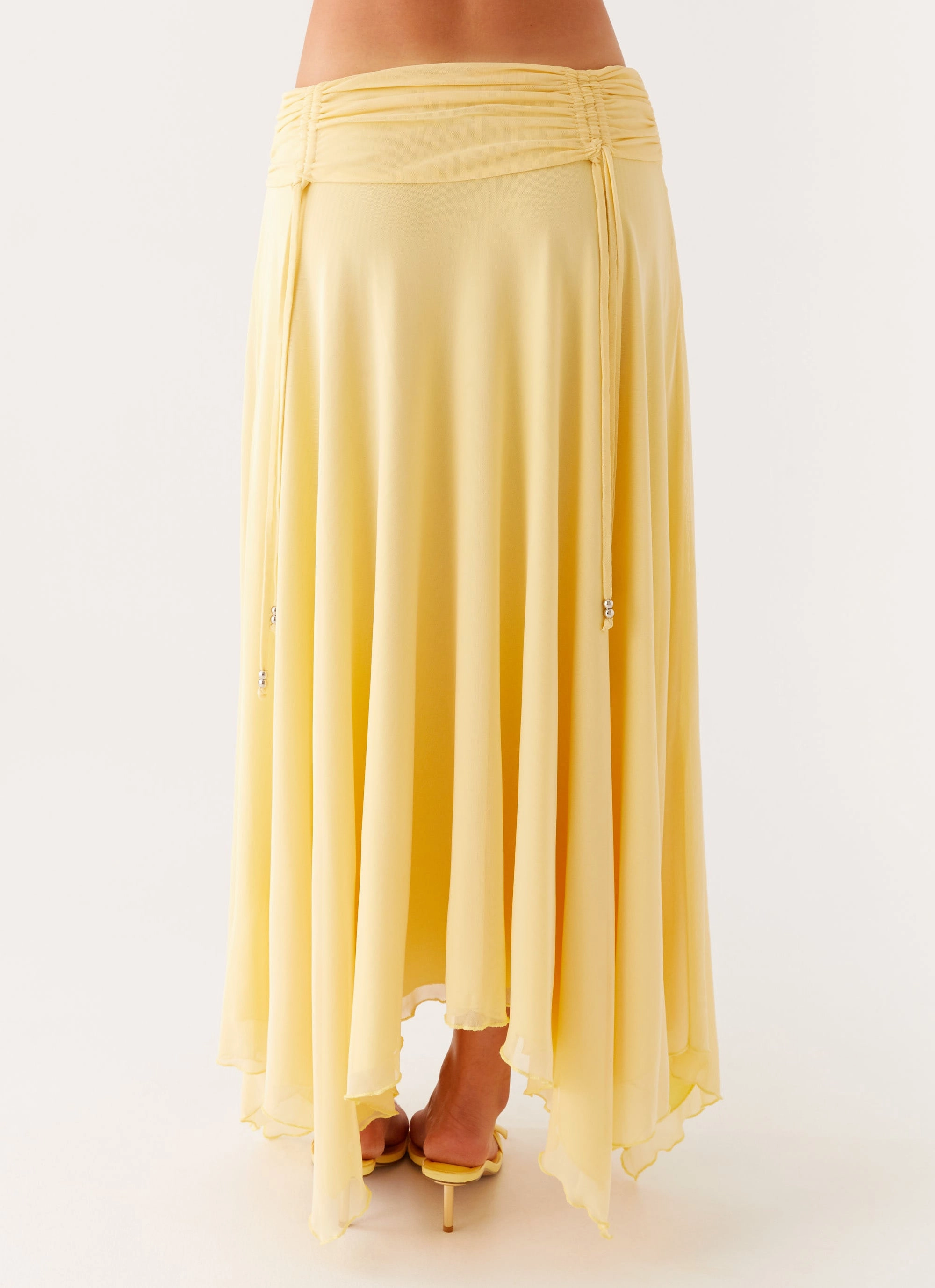 Kirrabilli Midi Skirt - Yellow Eco Friendly