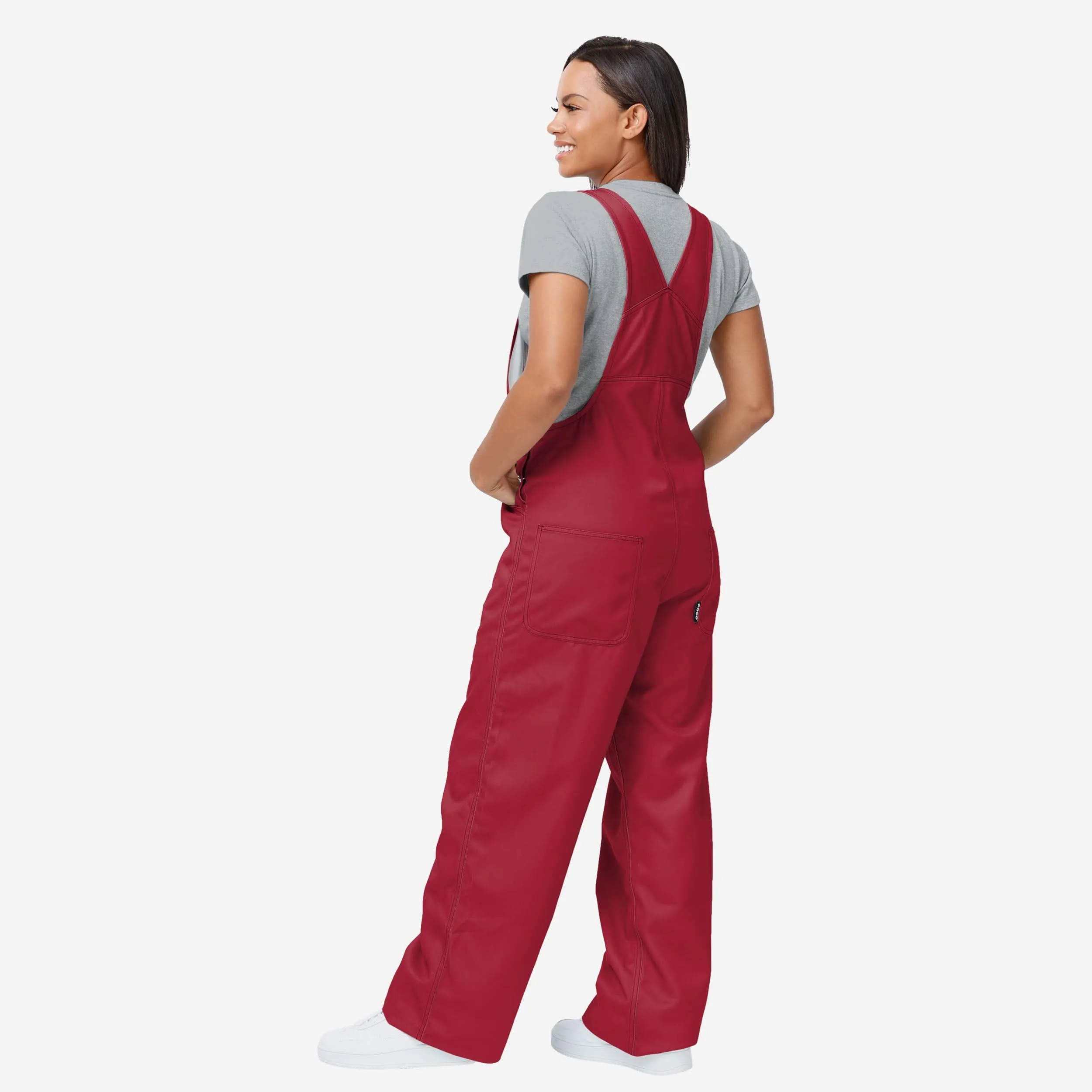 Alabama Crimson Tide Womens Big Logo Bib Overalls