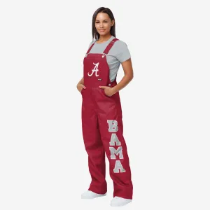 Alabama Crimson Tide Womens Big Logo Bib Overalls