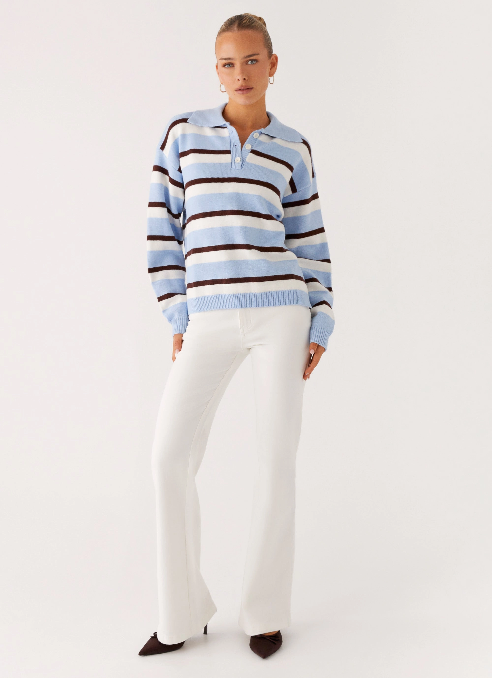 Aldo Bootleg Jeans - White Adaptable Design