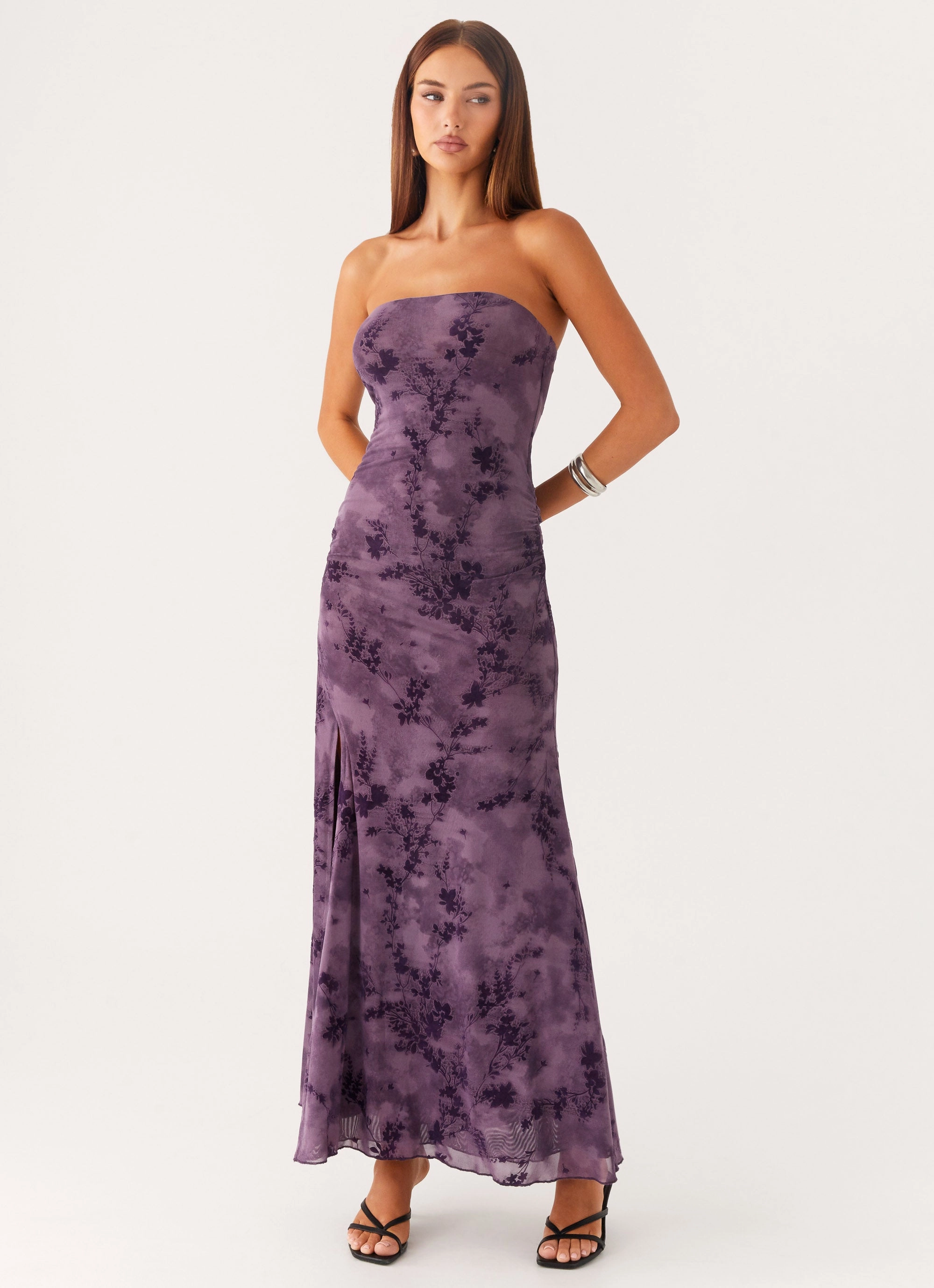 Lightweight-Comfort Alexandrite Midi Dress - Purple