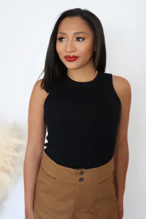 Alexis Knit Tank - Black (FINAL SALE) TurtleneckDesign