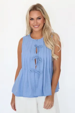 Recycled Material Blend Southern Belle Blouse (FINAL SALE)