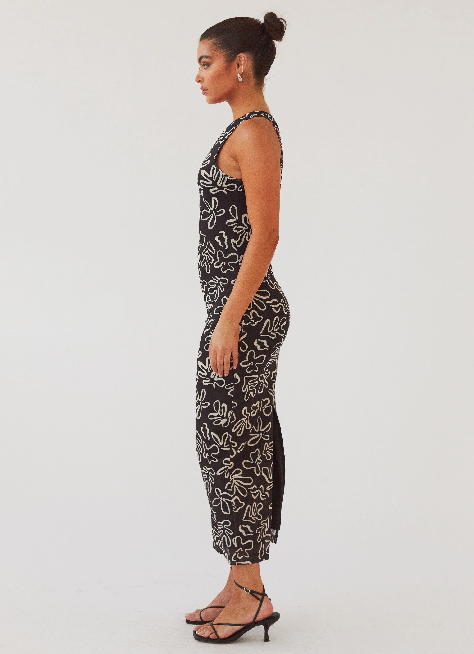 Flexible Comfort Quick Look All Eyes On Me Maxi Dress - Petal Gloom