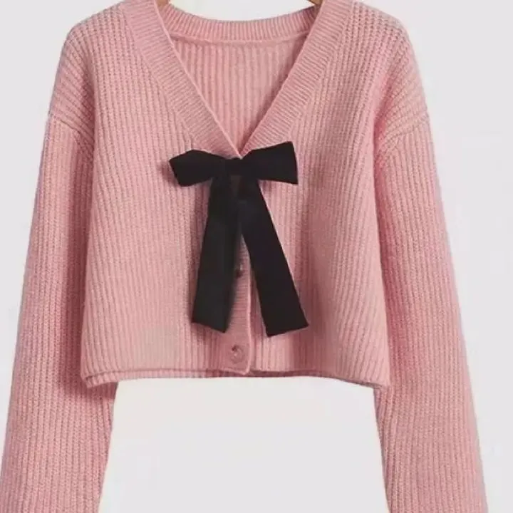 Non Irritating Lining Allie Bow Cardigan (FINAL SALE)