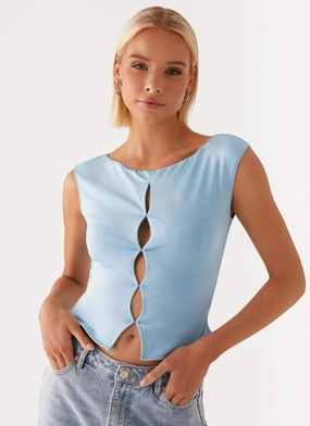 TemperatureRegulatingLining Ally Top - Baby Blue