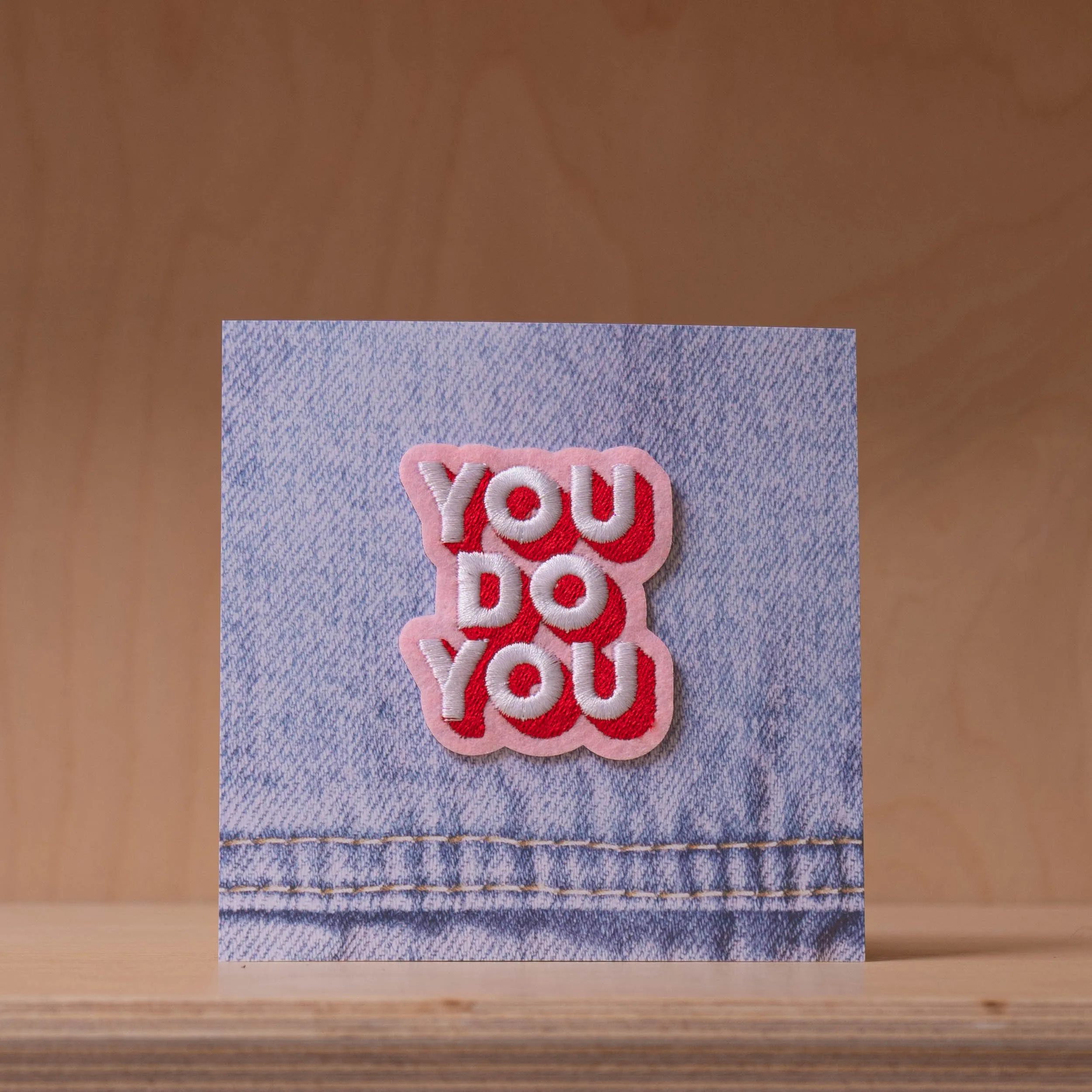 Alphabet Bags - You Do You Embroidered Patch