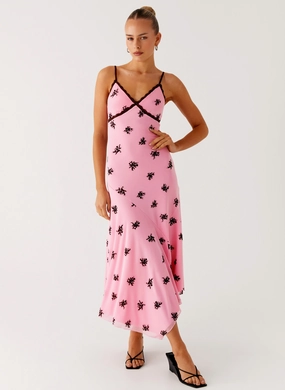 All-Season Comfort Trendy midi dress Amelia Midi Dress - Pink