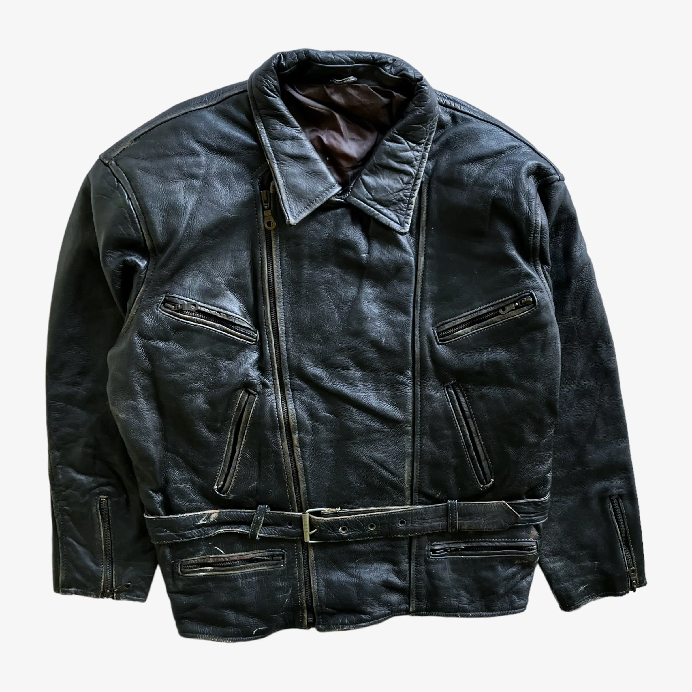 American Eagle Embossed Leather Pilot Jacket