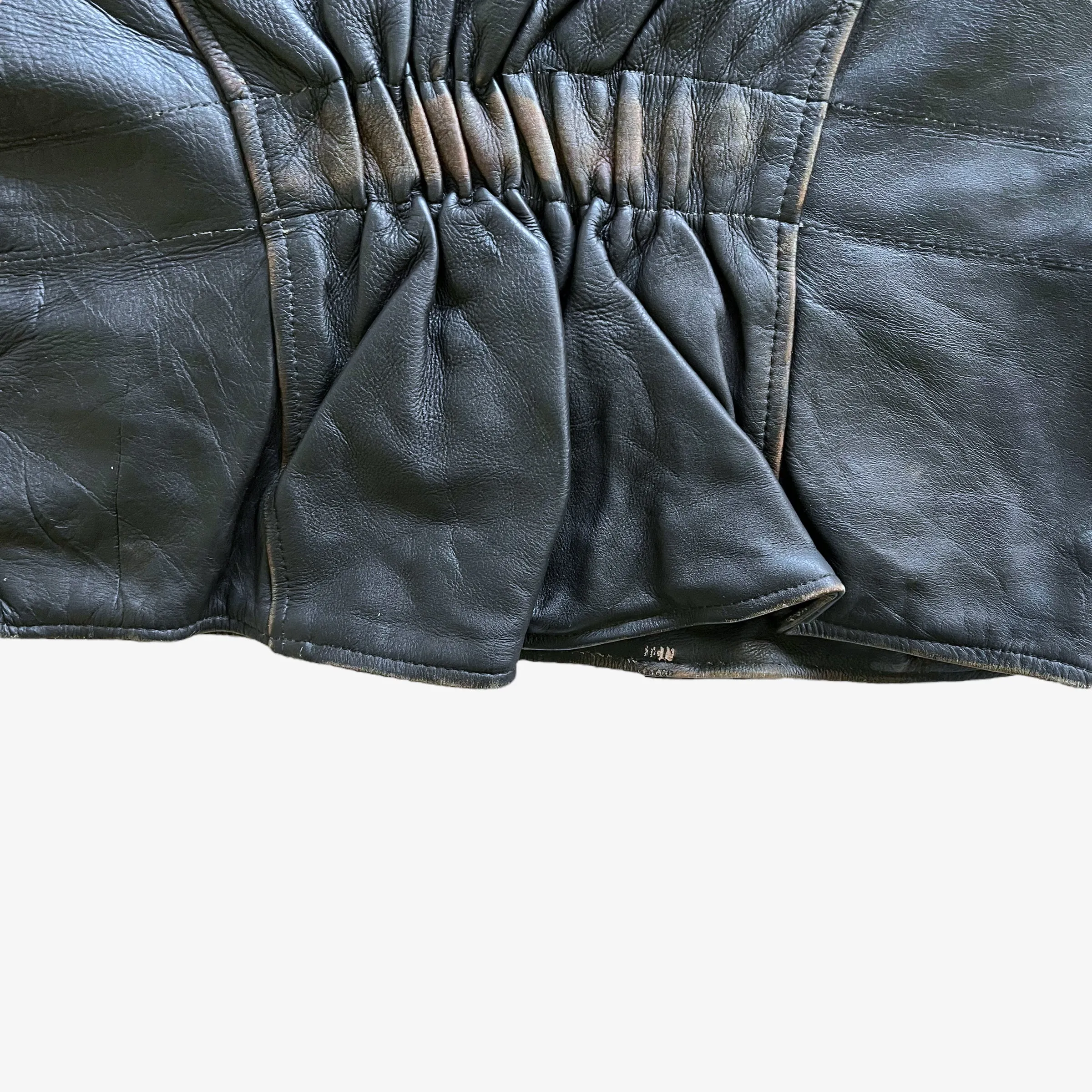 American Eagle Embossed Leather Pilot Jacket