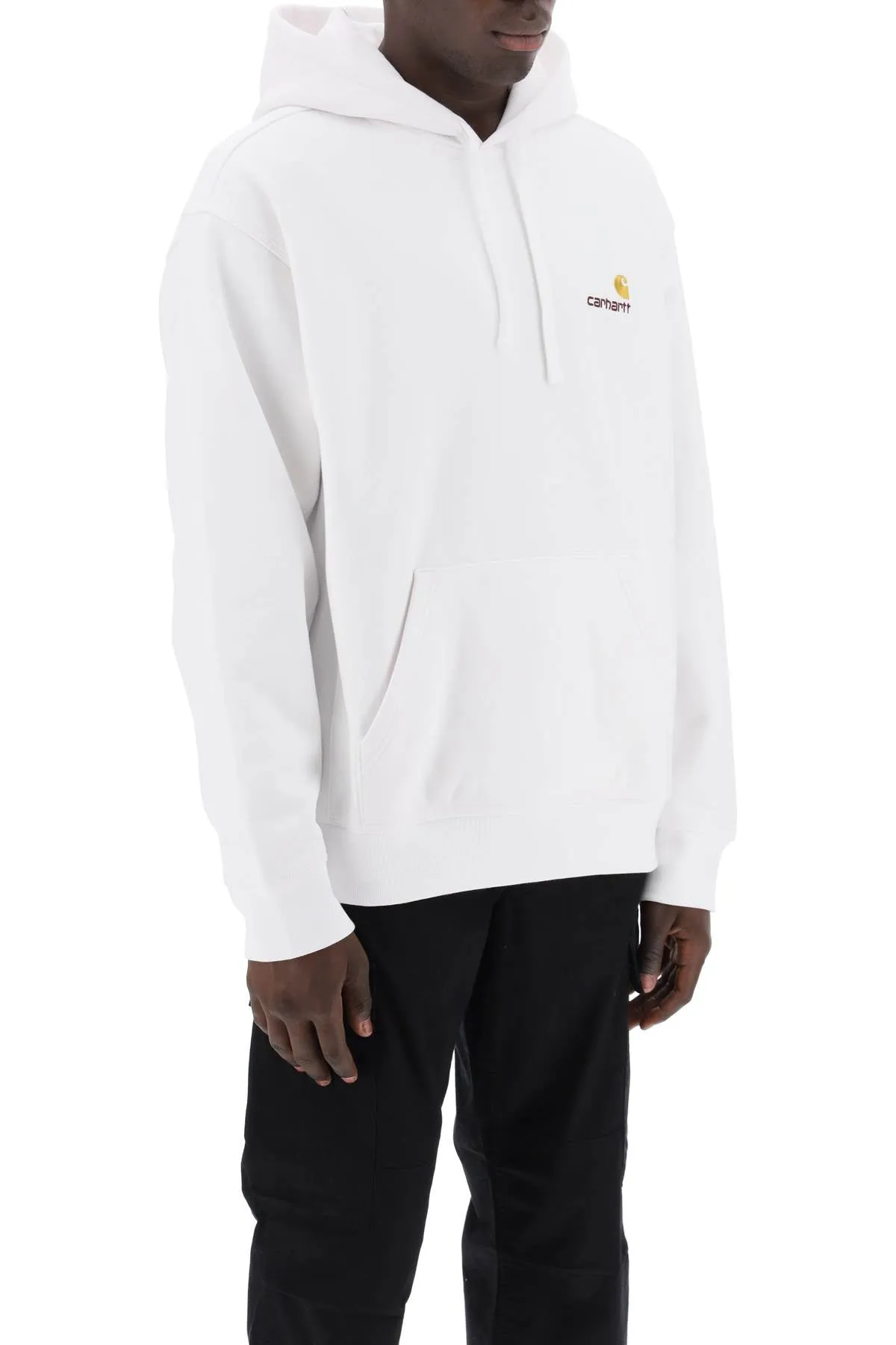 american script hoodie I028279 WHITE