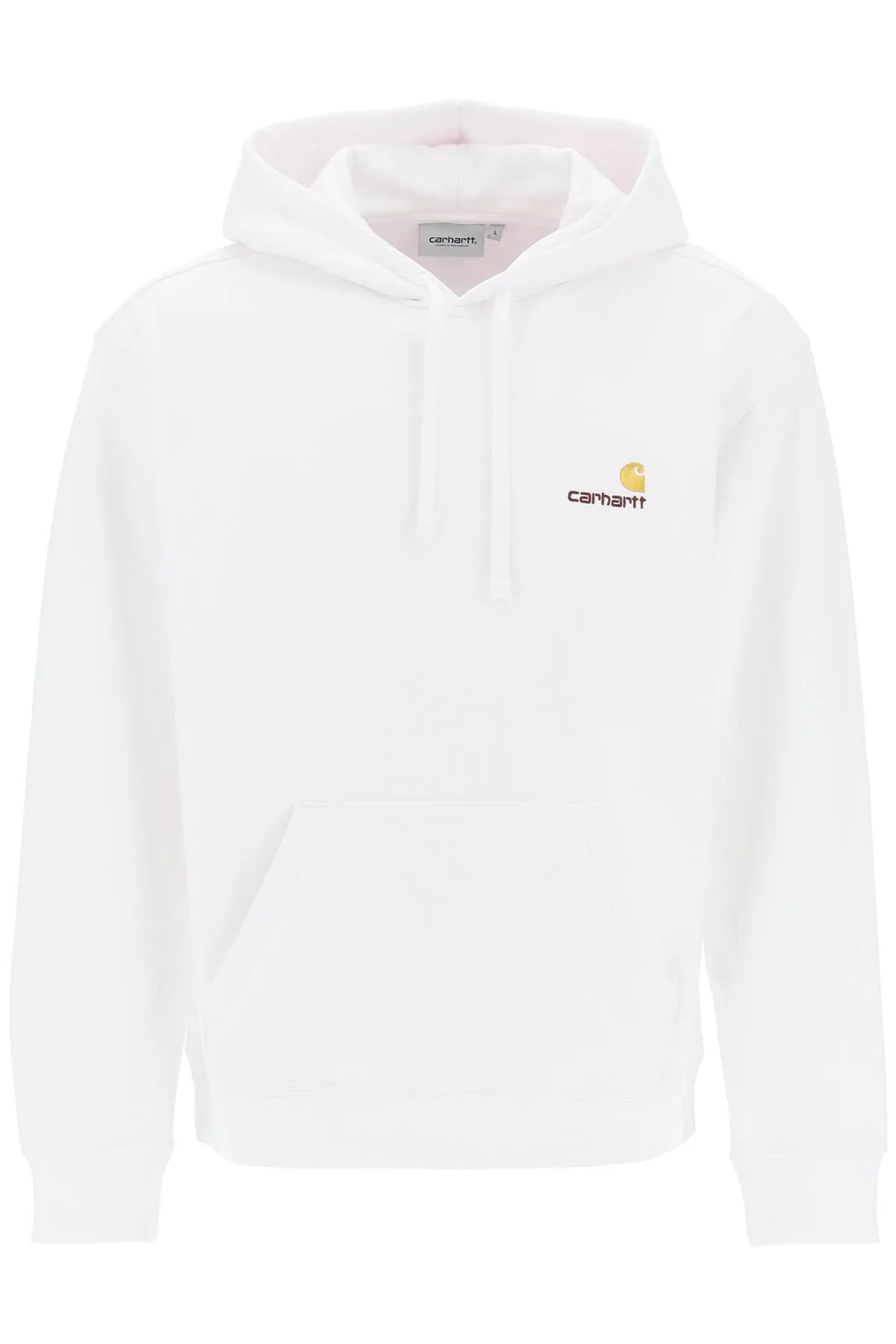 american script hoodie I028279 WHITE