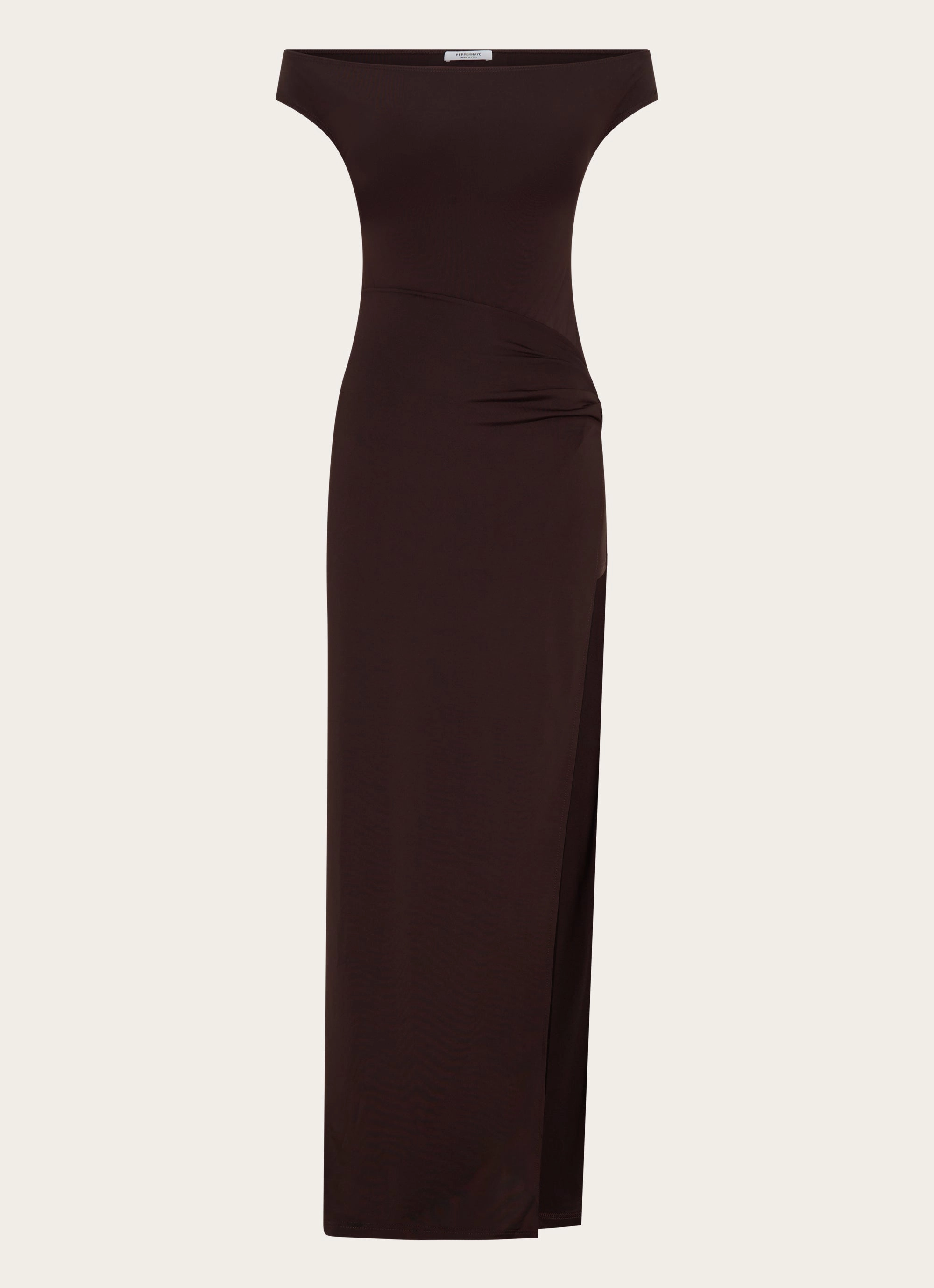 Light Blend Polished Form Amerie Maxi Dress - Chocolate