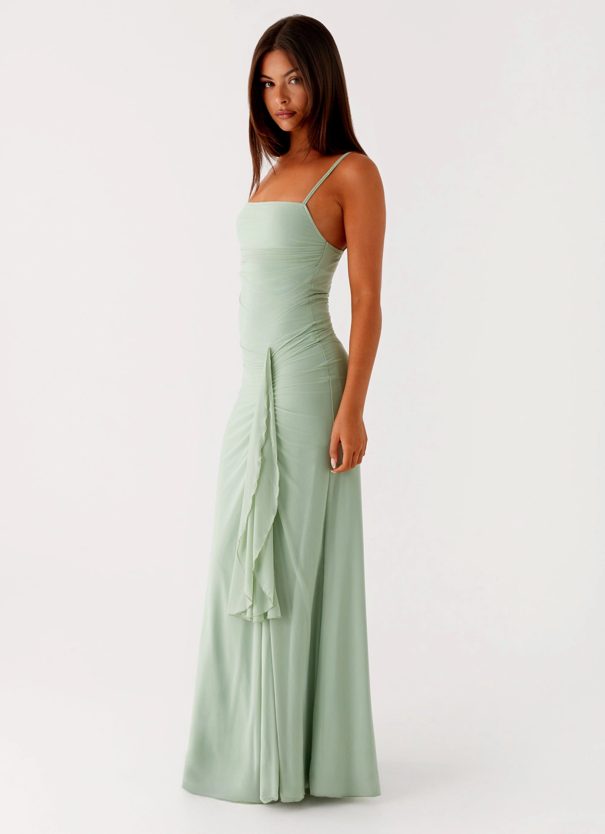 Amphi Maxi Dress - Sage Sleek And Stylish Beauty Feel