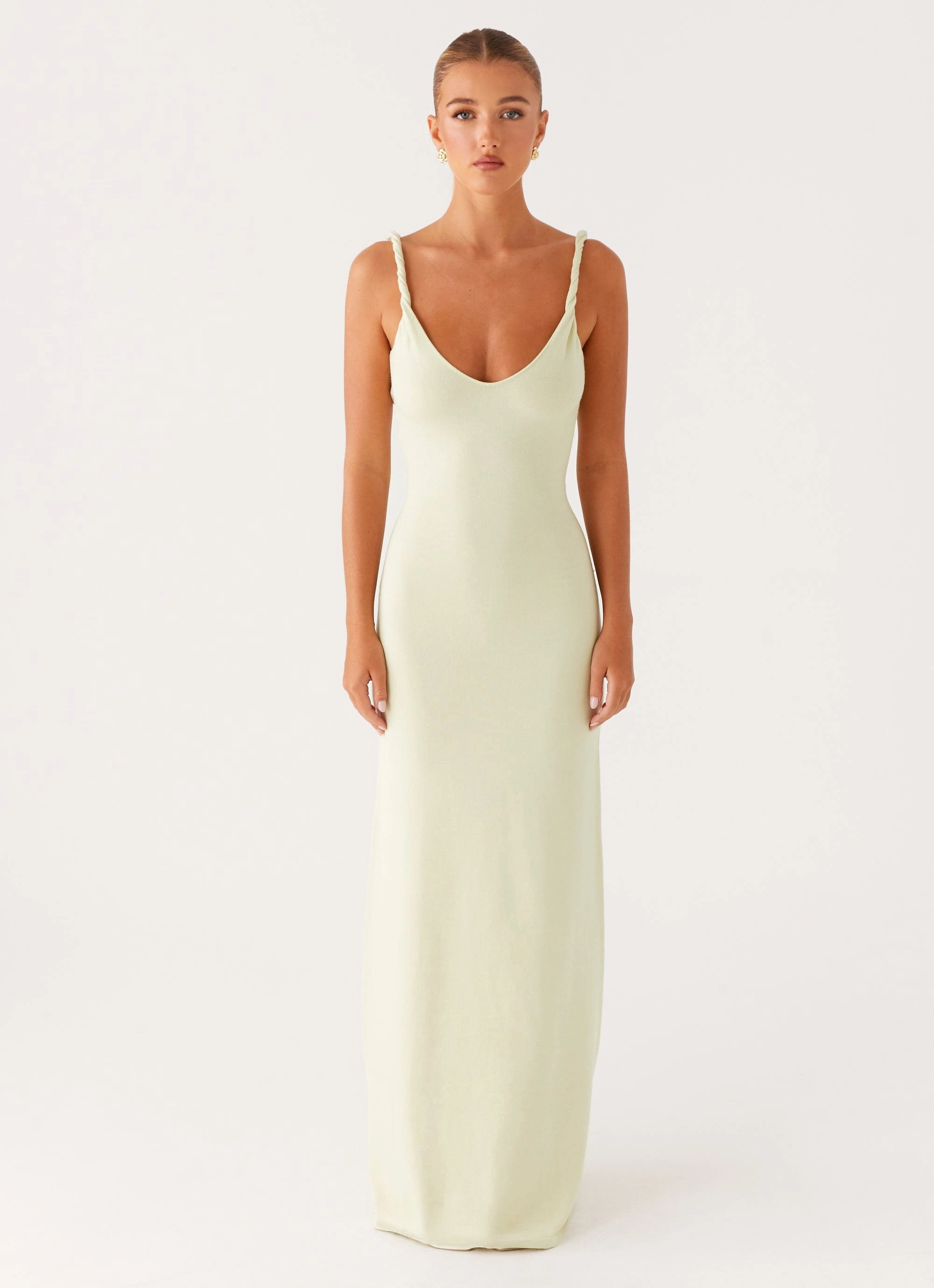 Anastasia Maxi Dress - Sage Timeless Waistband Fit and Effortless fit dress.