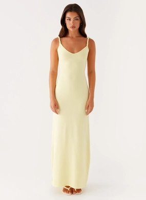Day Love Anastasia Maxi Dress - Yellow