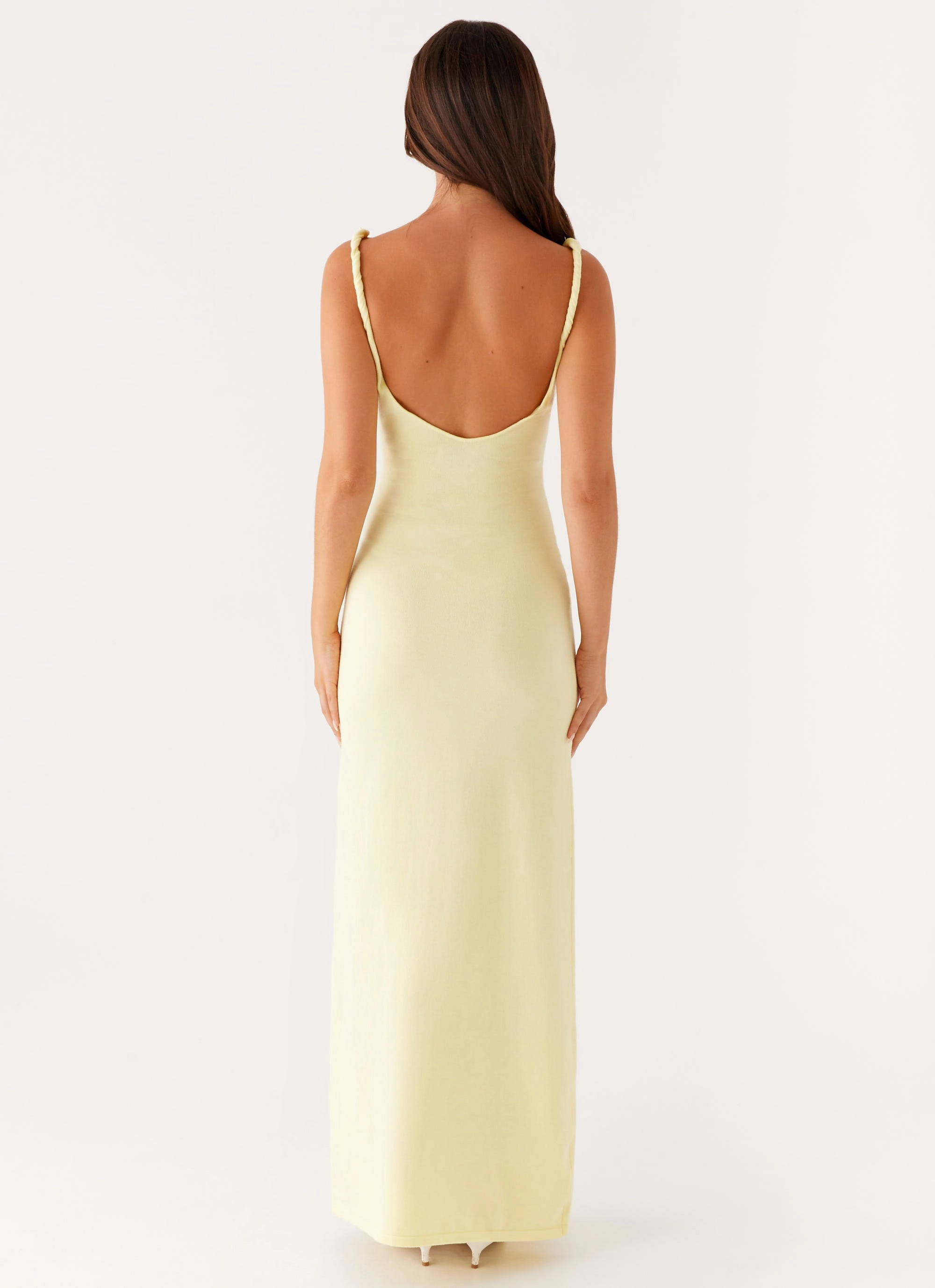 Anastasia Maxi Dress - Yellow Water-Repellent-Finish