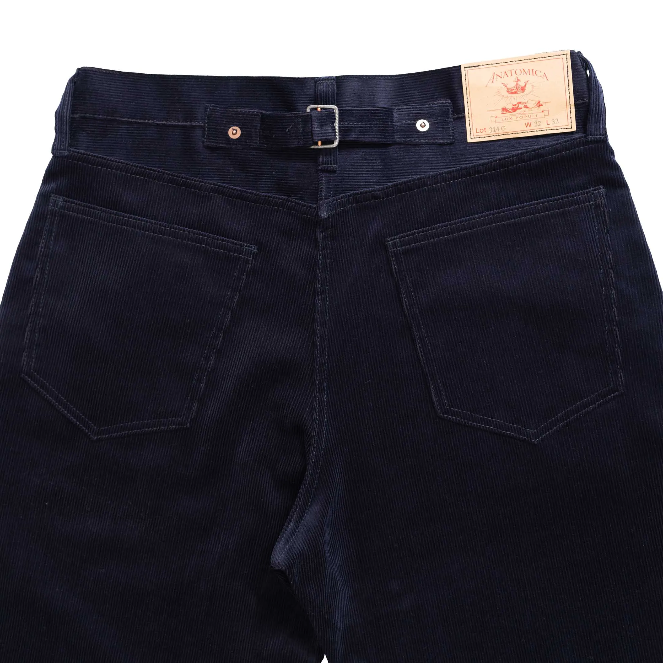 Anatomica 314 Gary Corduroy Trousers Navy