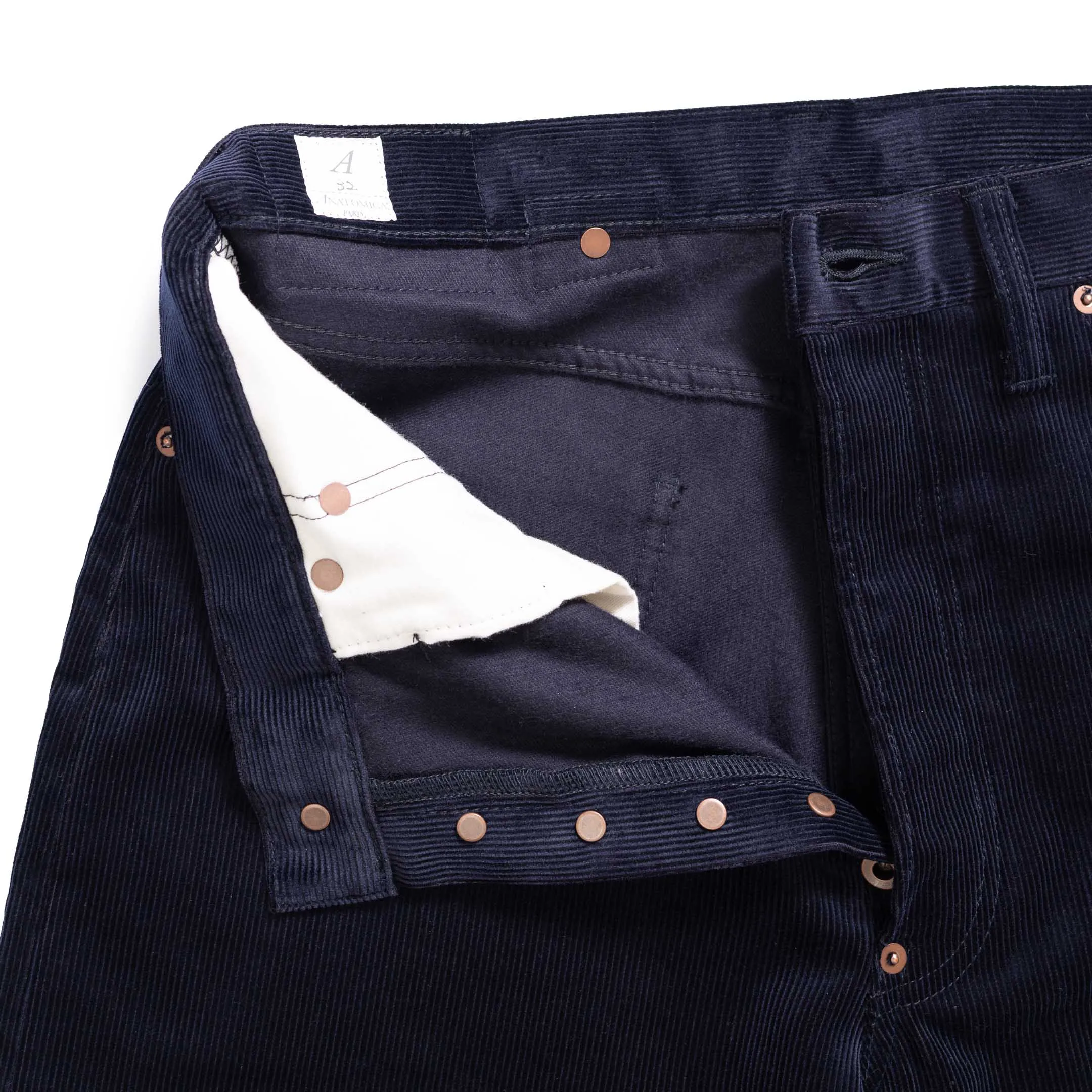Anatomica 314 Gary Corduroy Trousers Navy