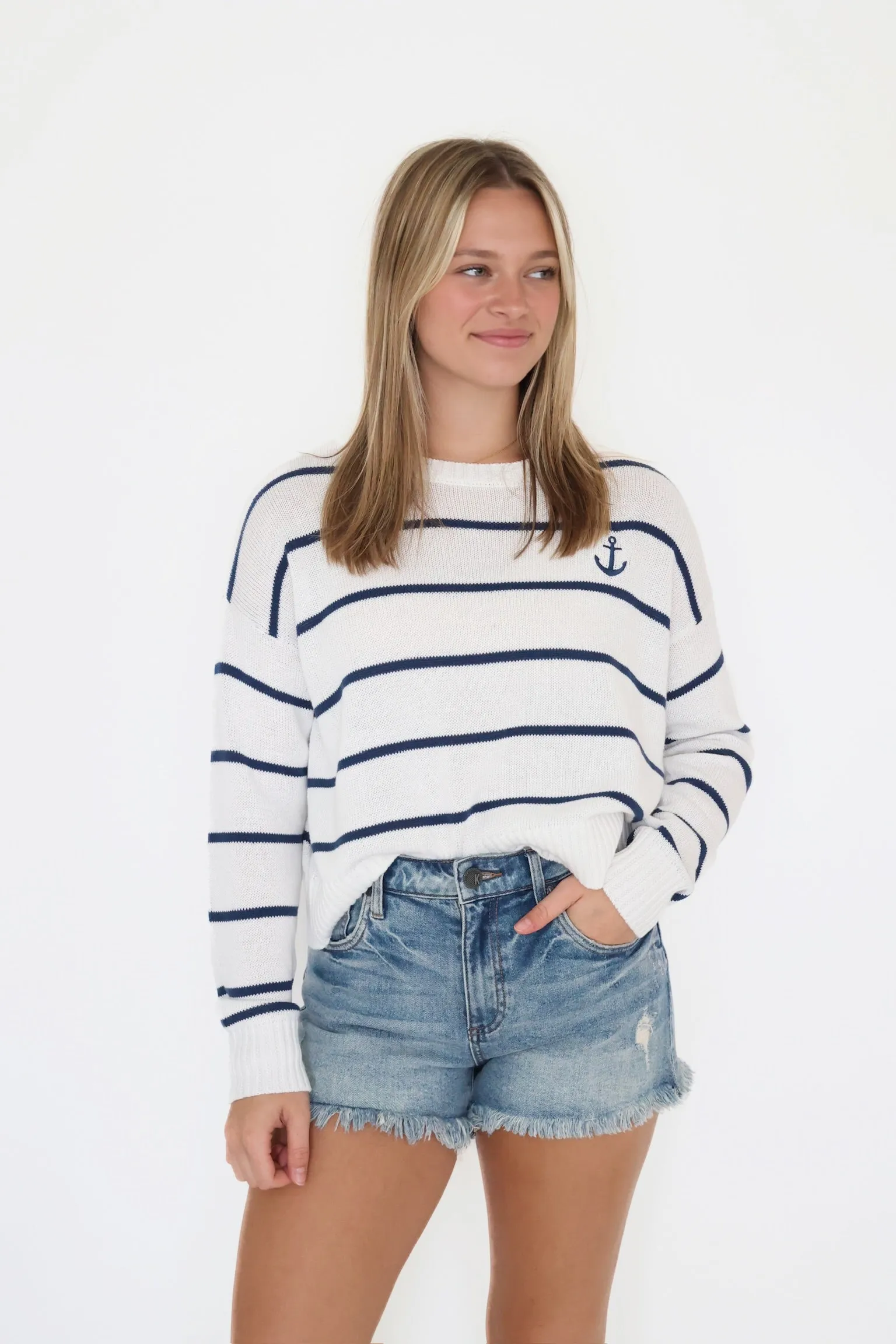 Anchors Away Sweater (FINAL SALE) ThermalRegulationLayer Breathable Lining