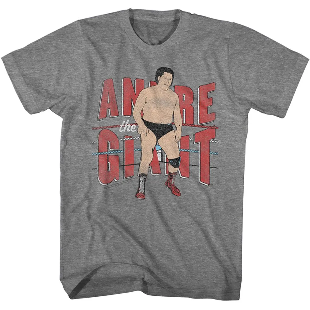 Andre The Giant - Andre The Giant Andre And Ropes T-Shirt