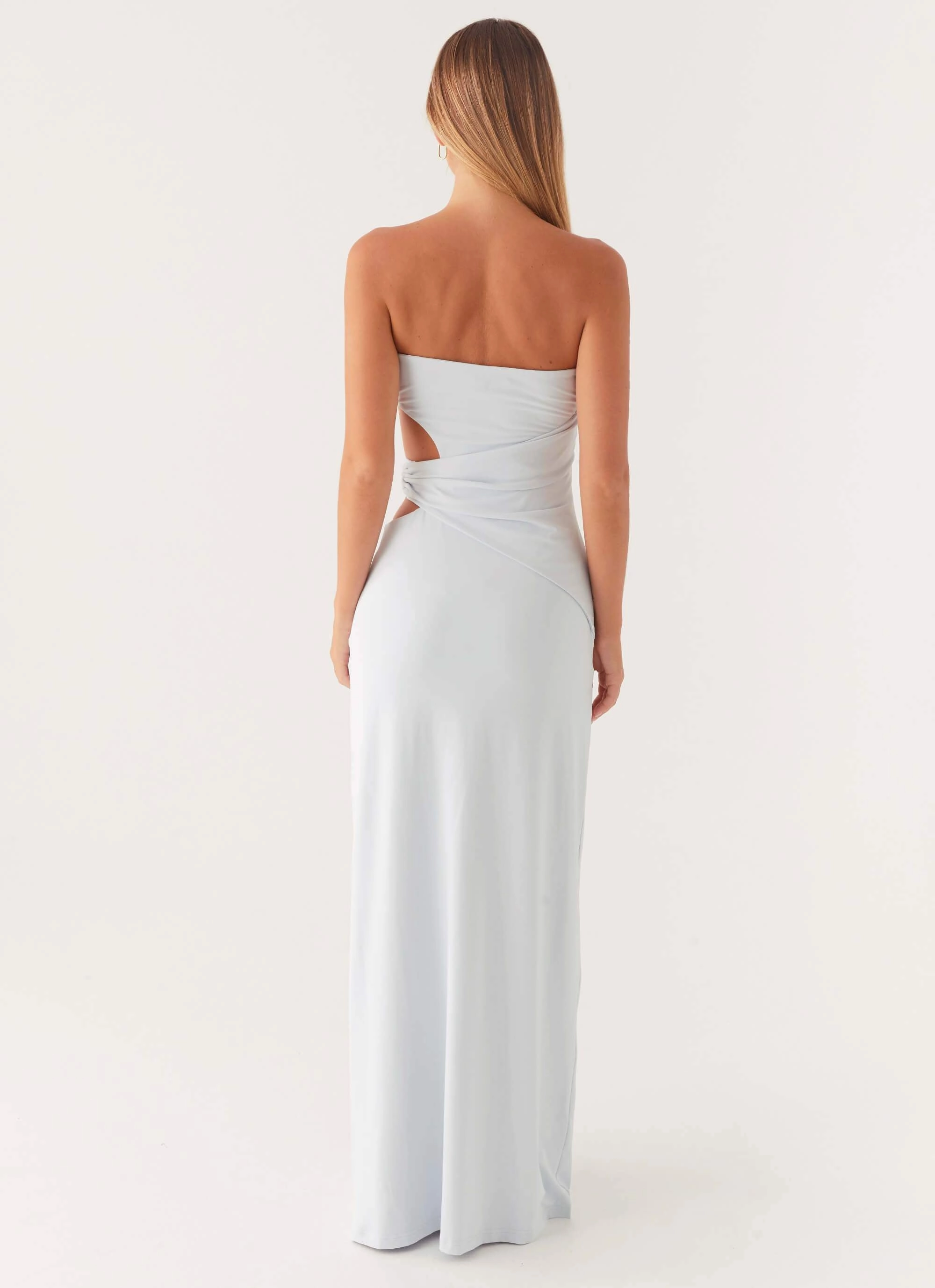 Anetta Maxi Dress - Pale Blue Comfy Layers