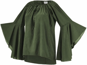Stretchable Waistband Angeline Tunic Limited Edition Moss Green