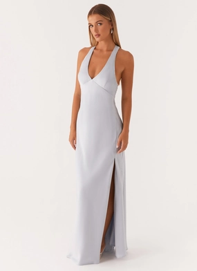 Angie Maxi Dress - Blue Sophisticated Look